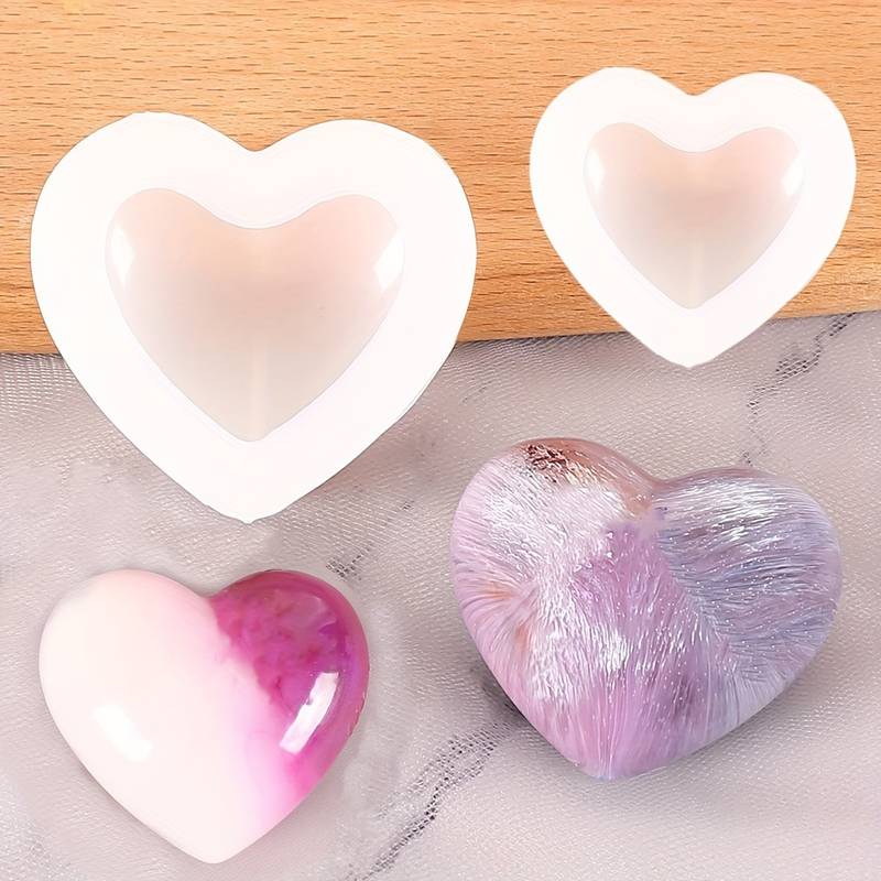 Heart-shaped Silicone Mold Large And Small - Temu